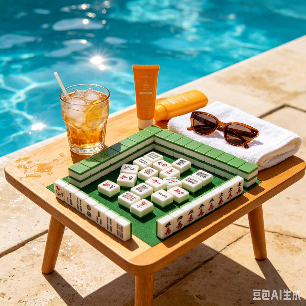 compact mahjong set for small home