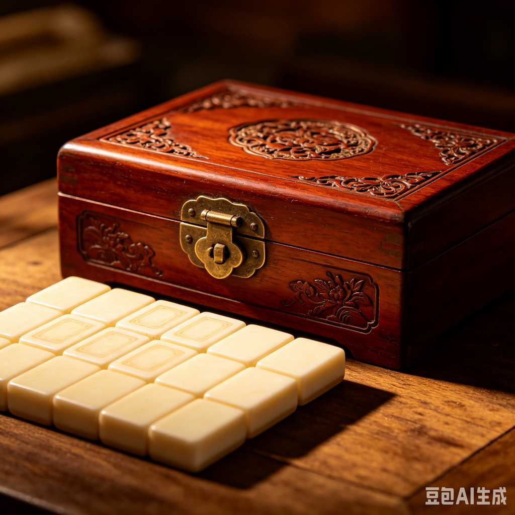 bamboo mahjong set