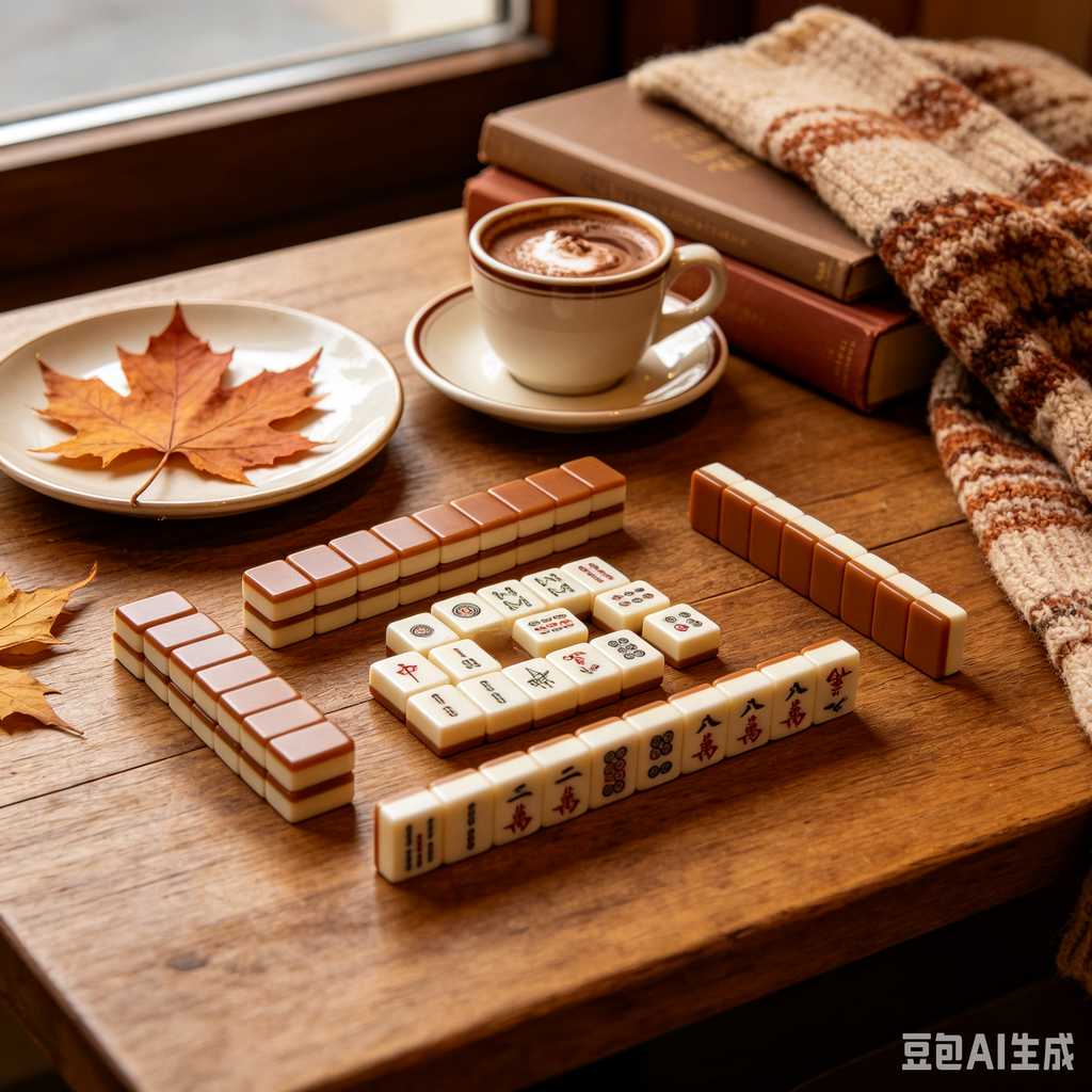 compact mahjong set with case