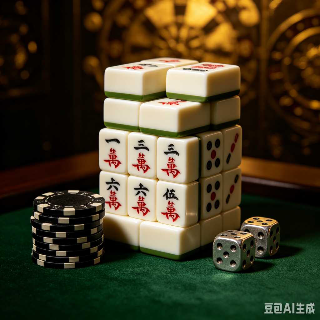unique text mahjong tiles design